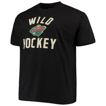 Load image into Gallery viewer, Minnesota Wild Team Pride T-Shirt - Black NHL Guys Tee
