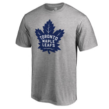 Load image into Gallery viewer, Toronto Maple Leafs Primary Logo T-Shirt - Gray NHL Guys Tee

