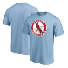 Load image into Gallery viewer, St. Louis Cardinals Cooperstown Collection Huntington T-Shirt - Light Blue MLB Guys Tee
