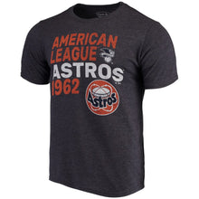 Load image into Gallery viewer, Houston Astros Threads Throwback Cooperstown Collection Tri-Blend T-Shirt - Navy MLB Guys Tee

