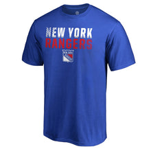 Load image into Gallery viewer, New York Rangers Iconic Collection Fade Out T-Shirt - Royal NHL Guys Tee
