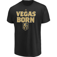 Load image into Gallery viewer, Vegas Golden Knights Majestic Vegas Born T-Shirt - Black NHL Guys Tee
