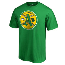 Load image into Gallery viewer, Oakland Athletics Cooperstown Collection Huntington T-Shirt - Kelly Green MLB Guys Tee
