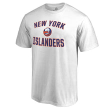 Load image into Gallery viewer, New York Islanders Victory Arch T-Shirt - White NHL Guys Tee
