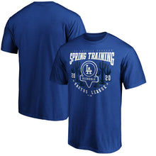 Load image into Gallery viewer, Los Angeles Dodgers 2020 Spring Training Pickoff Move T-Shirt - Royal MLB Guys Tee
