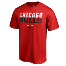 Load image into Gallery viewer, Chicago Bulls Fade Out T-Shirt - Red NBA Guys Tee

