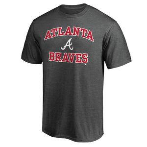 Atlanta Braves Heart & Soul T-Shirt - Charcoal MLB Guys Tee