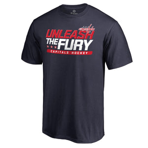 Washington Capitals Hometown Collection Unleash The Fury T-Shirt - Navy NHL Guys Tee