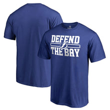 Load image into Gallery viewer, Tampa Bay Lightning Hometown Collection Defend T-Shirt - Blue NHL Guys Tee
