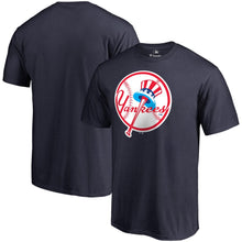 Load image into Gallery viewer, New York Yankees Cooperstown Collection Forbes T-Shirt - Navy MLB Guys Tee

