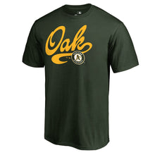 Load image into Gallery viewer, Oakland Athletics Hometown Collection Oak Town T-Shirt - Green MLB Guys Tee
