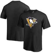 Load image into Gallery viewer, Pittsburgh Penguins Primary Logo T-Shirt - Black NHL Guys Tee
