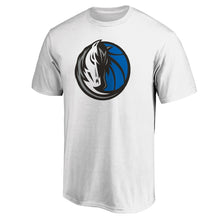 Load image into Gallery viewer, Dallas Mavericks Primary Team Logo T-Shirt - White NBA Guys Tee
