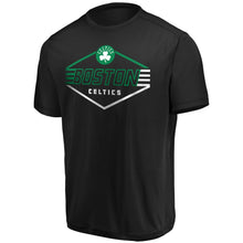 Load image into Gallery viewer, Boston Celtics Majestic Appreciate The Journey Showtime Cool Base T-Shirt - Black NBA Guys Tee
