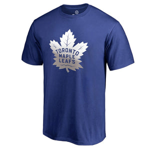 Toronto Maple Leafs Gradient Logo T-Shirt - Royal NHL Guys Tee