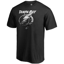 Load image into Gallery viewer, Tampa Bay Lightning Midnight Mascot T-Shirt - Black NHL Guys Tee
