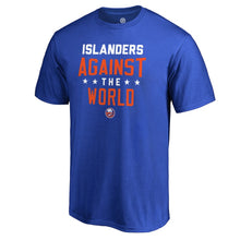 Load image into Gallery viewer, New York Islanders Against The World T-Shirt - Royal NHL Guys Tee
