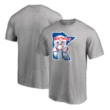 Load image into Gallery viewer, Minnesota Twins Cooperstown Collection Huntington T-Shirt - Ash MLB Guys Tee
