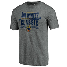Load image into Gallery viewer, Nashville Predators 2020 Winter Classic Lone Star Tri-Blend T-Shirt - Heather Gray NHL Guys Tee
