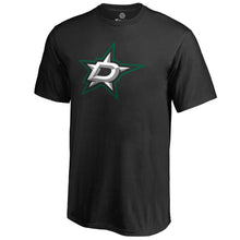 Load image into Gallery viewer, Dallas Stars Primary Logo T-Shirt - Black NHL Guys Tee
