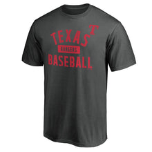 Load image into Gallery viewer, Texas Rangers Iconic Primary Pill T-Shirt - Charcoal MLB Guys Tee
