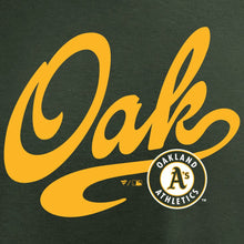 Load image into Gallery viewer, Oakland Athletics Hometown Collection Oak Town T-Shirt - Green MLB Guys Tee
