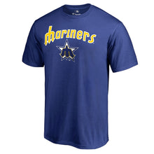 Load image into Gallery viewer, Seattle Mariners Cooperstown Collection Wahconah T-Shirt - Royal MLB Guys Tee
