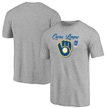 Load image into Gallery viewer, Milwaukee Brewers 2020 Spring Training Mentor Tri-Blend T-Shirt – Gray MLB Guys Tee
