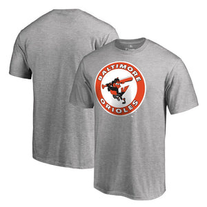 Baltimore Orioles Cooperstown Collection Forbes T-Shirt - Ash MLB Guys Tee