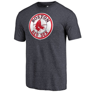 Boston Red Sox Cooperstown Collection Forbes Tri-Blend T-Shirt - Heathered Navy MLB Guys Tee