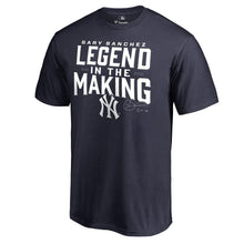 Load image into Gallery viewer, Gary Sanchez New York Yankees Legend In The Making T-Shirt - Navy MLB Guys Tee
