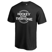 Load image into Gallery viewer, Nhl Hockey Is For Everyone T-Shirt - Black NHL Guys Tee
