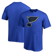 Load image into Gallery viewer, St. Louis Blues Primary Logo T-Shirt - Royal NHL Guys Tee
