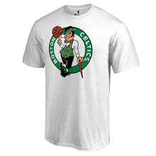 Load image into Gallery viewer, Boston Celtics Primary Logo T-Shirt - White NBA Guys Tee
