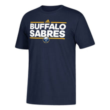Load image into Gallery viewer, Buffalo Sabres Adidas Dassler T-Shirt - Navy NHL Guys Tee
