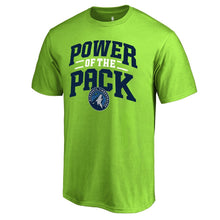 Load image into Gallery viewer, Minnesota Timberwolves Pack Pride Hometown Collection T-Shirt - Neon Green NBA Guys Tee
