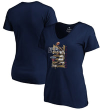 Load image into Gallery viewer, Zion Williamson New Orleans Pelicans Women&#39;s 2019 Nba Draft Hometown Photo V-Neck T-Shirt - Navy NBA Ladies V-Neck
