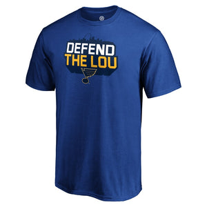 St. Louis Blues 2019 Stanley Cup Playoffs Western Conference Finals Bound Defend T-Shirt - Royal NHL Guys Tee