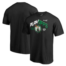 Load image into Gallery viewer, Boston Celtics 2019 Nba Playoff Participant Triangle T-Shirt - Black NBA Guys Tee
