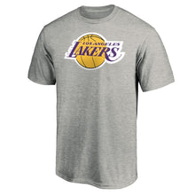 Load image into Gallery viewer, Anthony Davis Los Angeles Lakers Playmaker Name &amp; Number Team T-Shirt - Heathered Gray NBA Guys Tee
