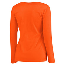 Load image into Gallery viewer, Chicago Bears Nfl Pro Line Women's Primary Logo Plus-Size Long-Sleeve T-Shirt - Orange NFL Ladies V-Neck Long Sleeve

