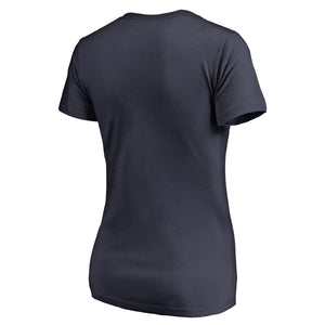 New York Yankees Women's Hometown Collection Roster V-Neck T-Shirt - Navy MLB Ladies V-Neck