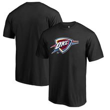 Load image into Gallery viewer, Oklahoma City Thunder Midnight Mascot T-Shirt - Black NBA Guys Tee
