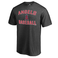 Load image into Gallery viewer, Los Angeles Angels Core Basics Victory Arch T-Shirt - Heathered Gray MLB Guys Tee
