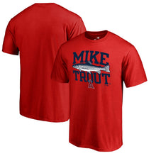 Load image into Gallery viewer, Mike Trout Los Angeles Angels Player Hometown Collection T-Shirt - Red MLB Guys Tee
