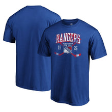 Load image into Gallery viewer, New York Rangers Team Line Shift T-Shirt - Blue NHL Guys Tee

