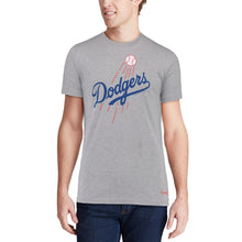 Load image into Gallery viewer, Los Angeles Dodgers Mitchell &amp; Ness Xl Logo Tailored T-Shirt - Gray MLB Guys Tee
