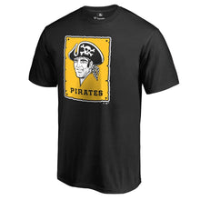 Load image into Gallery viewer, Pittsburgh Pirates Cooperstown Collection Forbes T-Shirt - Black MLB Guys Tee
