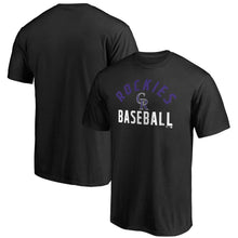 Load image into Gallery viewer, Colorado Rockies Team Pride T-Shirt - Black MLB Guys Tee
