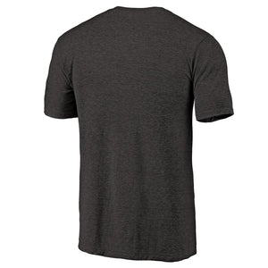 Anaheim Ducks Personalized Insignia Tri-Blend T-Shirt - Black NHL Guys Tee